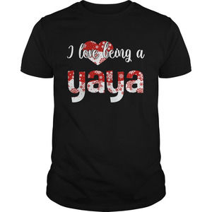 Merry Christmas I Love Being A Yaya Gift For Xmas Tshirt